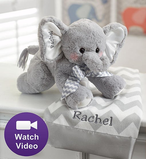 Bearington® Animated Personalized Elephant