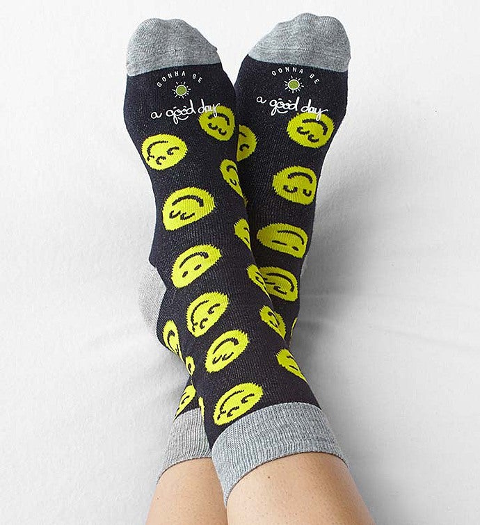 Good Day™ Smiley Socks for Men or Women