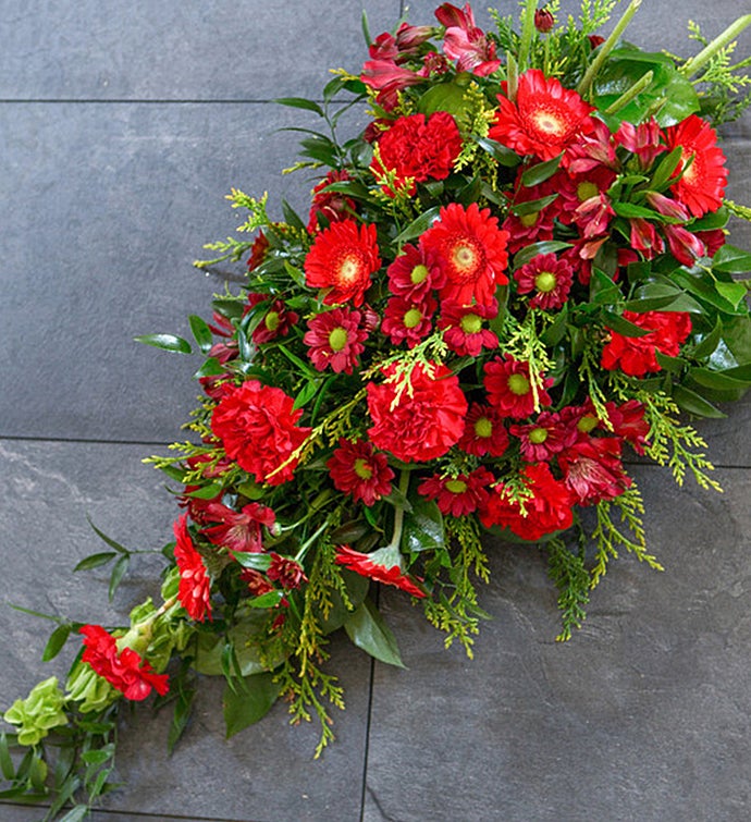 Rich Red Spray Arrangement