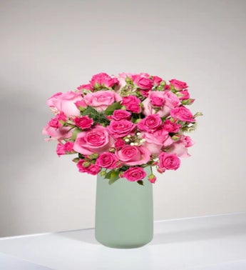 Bouquet of Fuchsia Roses