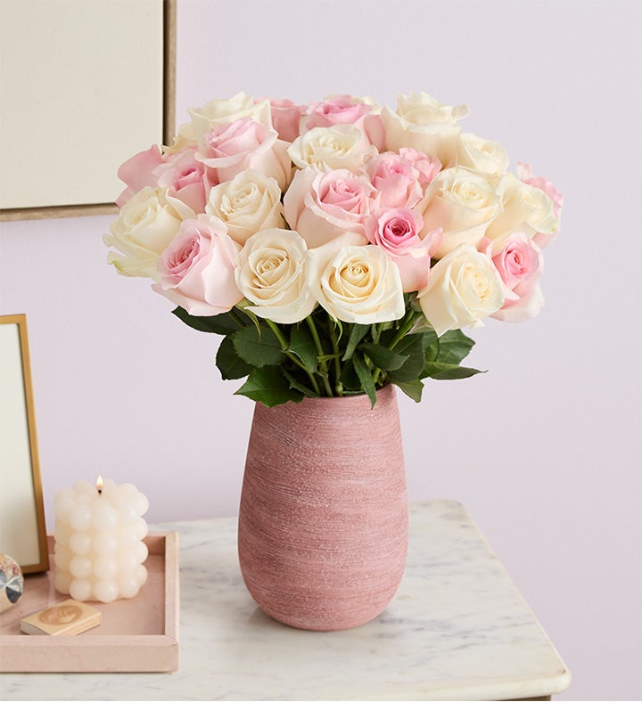 May Rose of the Month, Pink & White