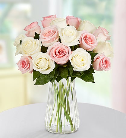 Lovely Mom Roses + Free Vase