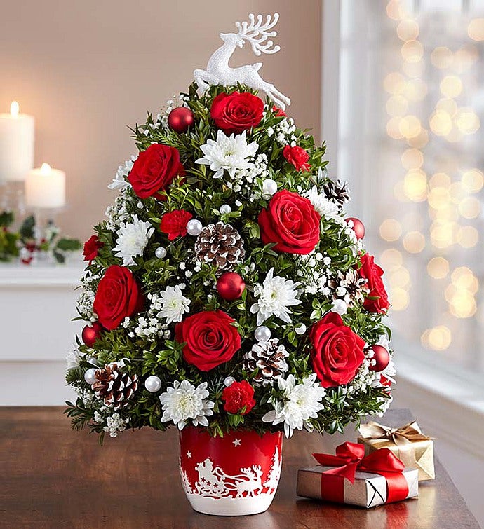 Santa’s Sleigh Ride™ Holiday Flower Tree®