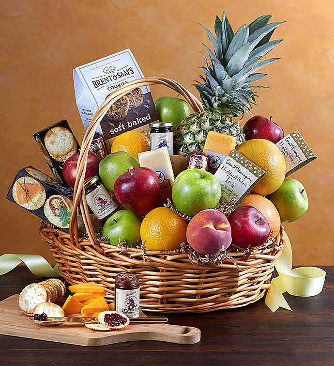 Organic California Fruit Collection Gift Basket