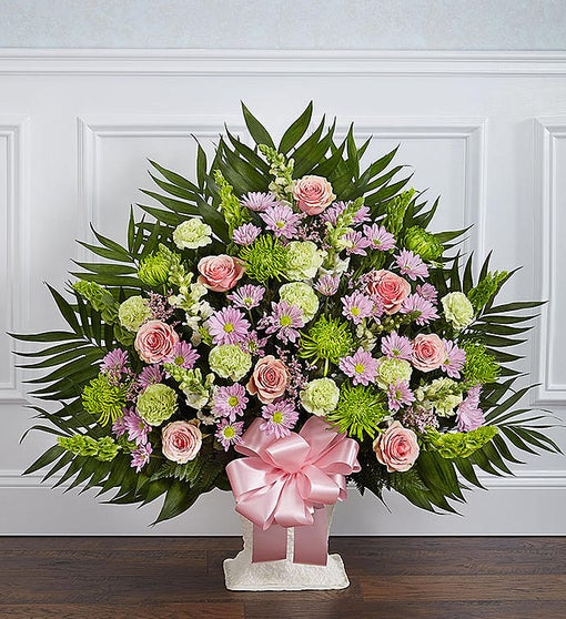 Heartfelt Tribute™ Floor Basket- Pastel
