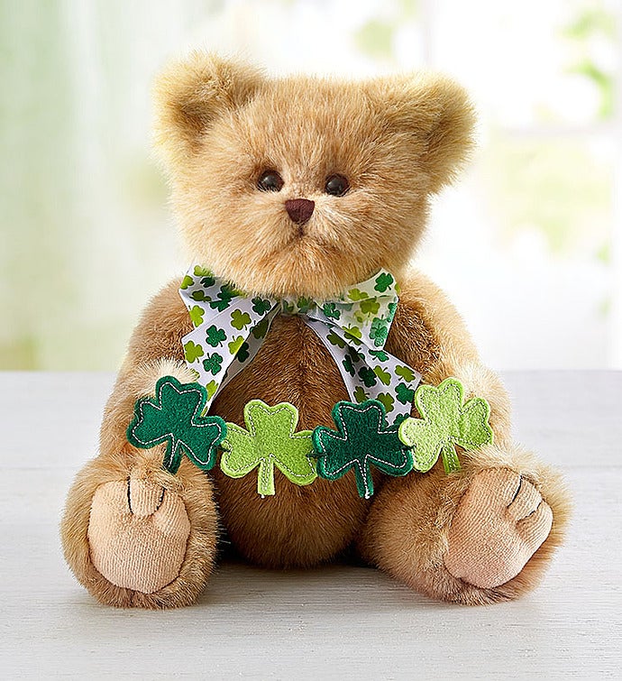 Bearington® St Patrick's Bear & Shamrock Chocolates
