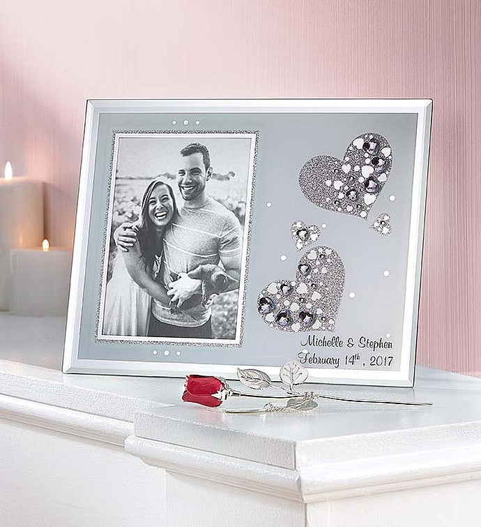 personalized love frame and keepsake rose 1800flowers com 155142