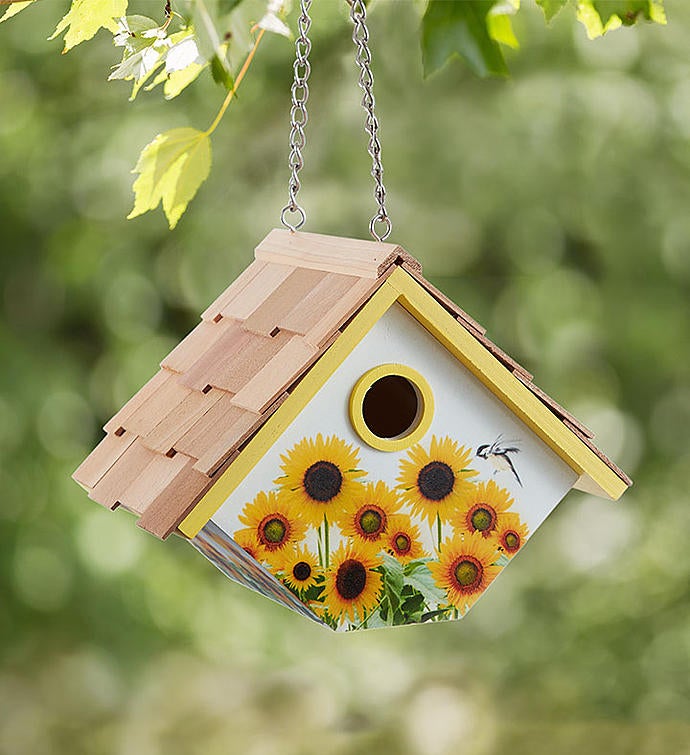 Sunflower Birdhouse 155403