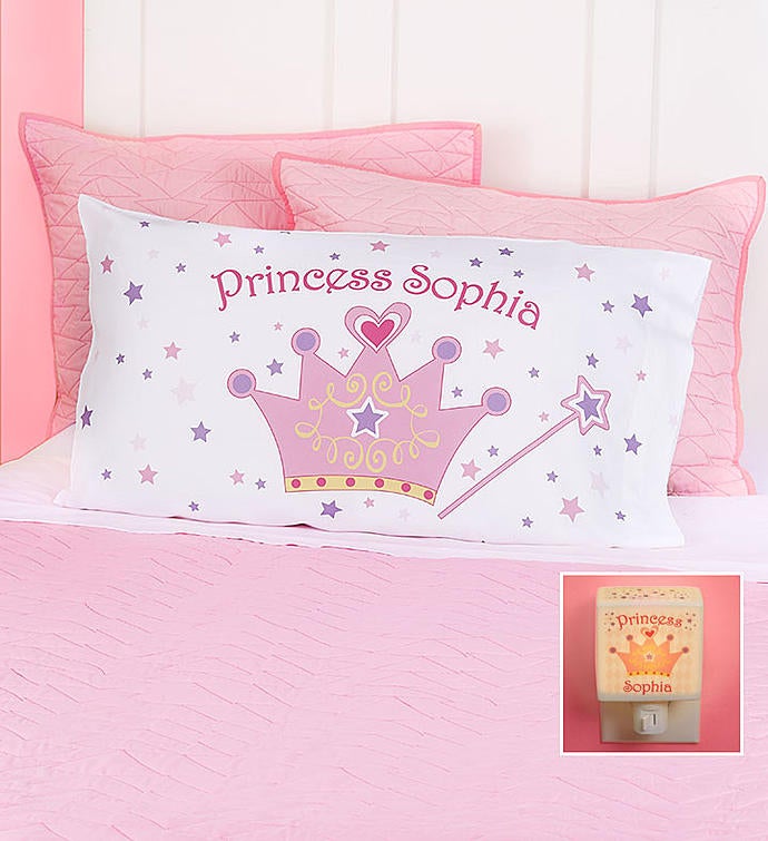 Personalized Princess Pillowcase & Nightlight