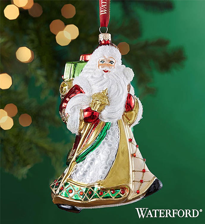 Waterford® Santa Ornament | 1800Flowers.com - 155675