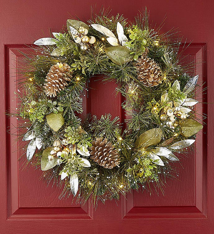 Winter Splendors Metallic Wreath - 24