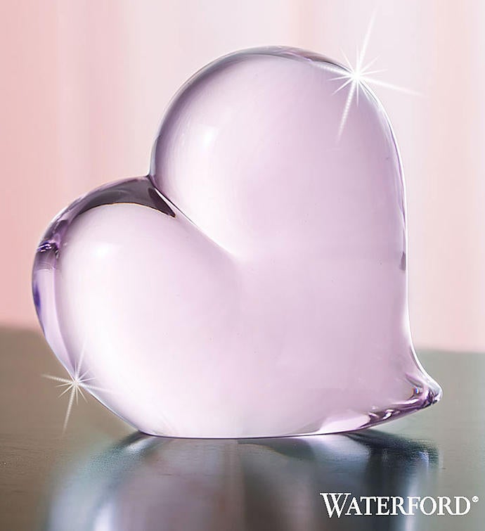 Waterford® Pink Heart