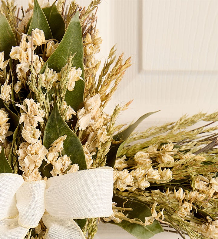 Preserved Cross Wreath | 1800Flowers.com