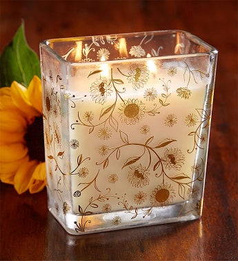 Fields of Flowers Sunflower Candle
