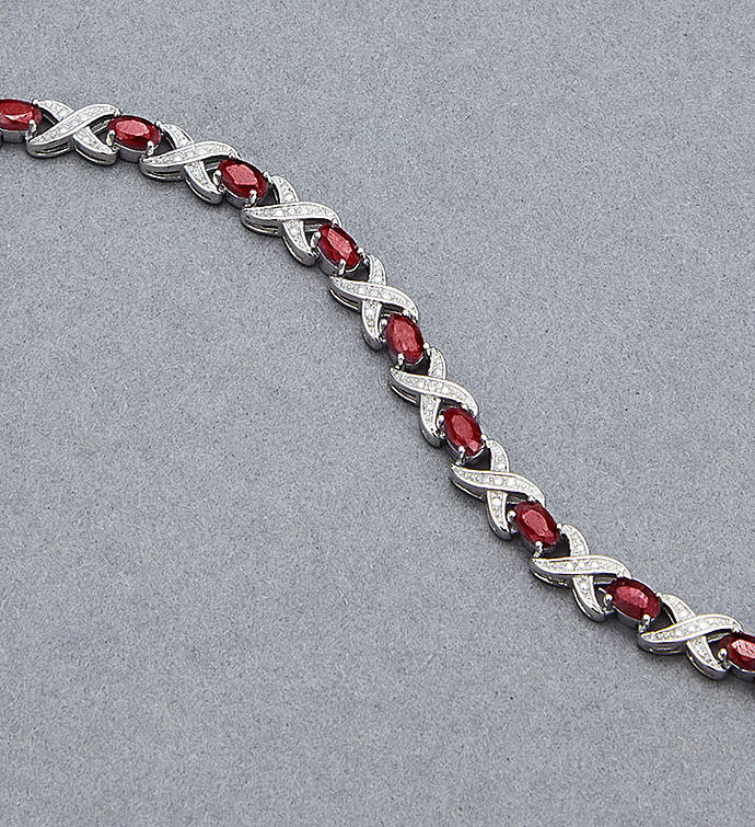 XOXO Ruby Bracelet