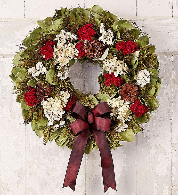 Preserved Victorian Holiday Wreath 18"