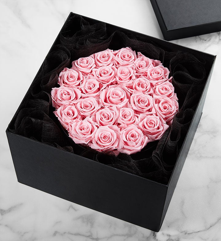 Magnificent Roses® Preserved Pink Roses | 1800flowers.com