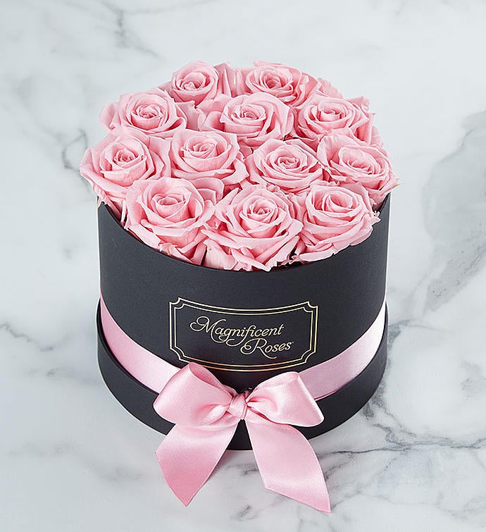 Magnificent Roses&reg; Preserved Pink Roses