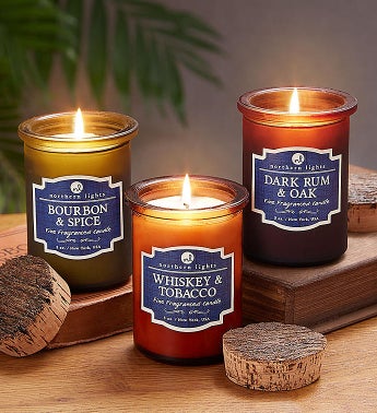 Northern Lights Spirit Jar Candle Trio
