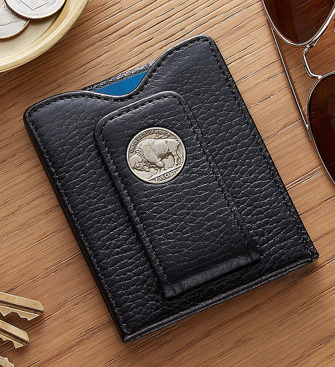 Buffalo Nickel Money Clip Wallet