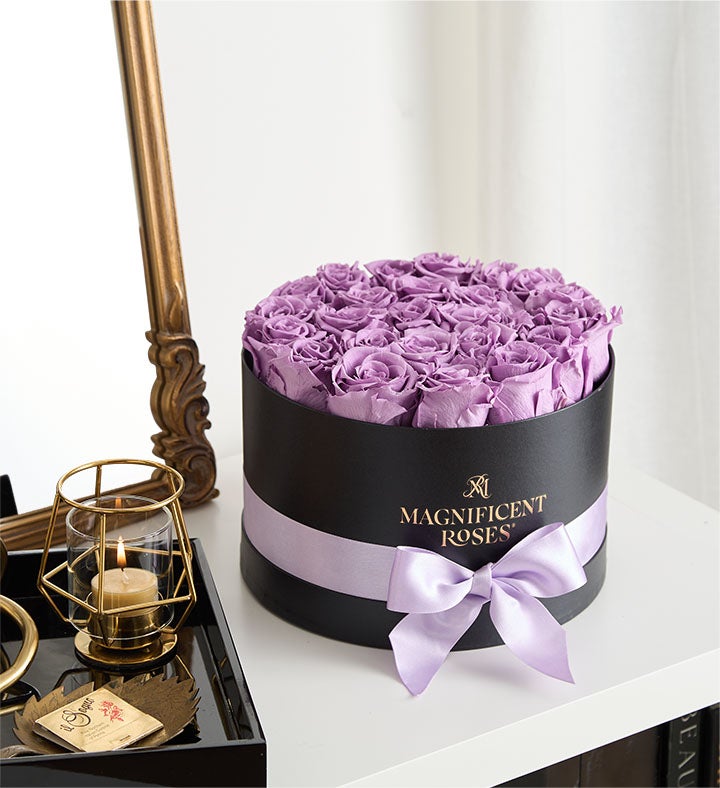 Magnificent Roses® Preserved Lavender Roses