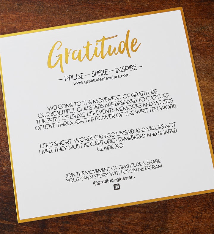 The Gratitude Jar