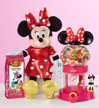 TY Sparkle Minnie and Jelly Belly Bean Machine Gift Set