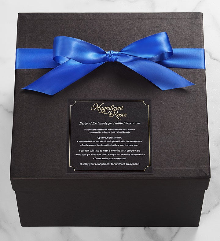 Magnificent Roses® Preserved  Blue Velvet Roses