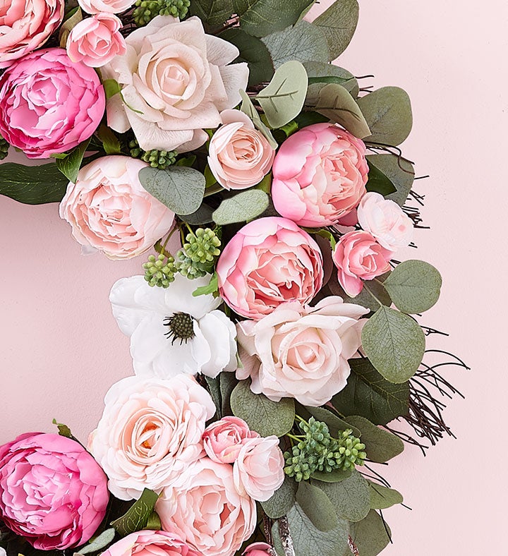 Pink Peony Wreath- 28"