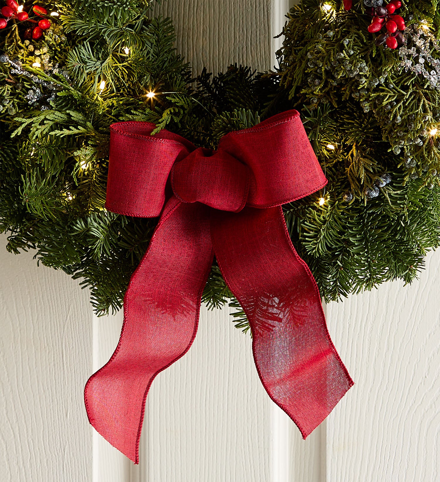 Fresh Evergreen Christmas Wreath
