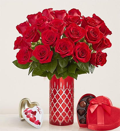 InBloom Carnations, 100 Stems - Red
