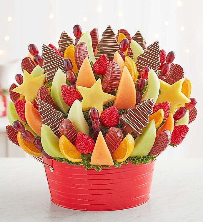 Christmas Fruit Arrangements & Baskets | FruitBouquets.com