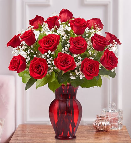 CLASSIC ROSES ARE RED BOX ARRANGEMENT - Red Roses And Million