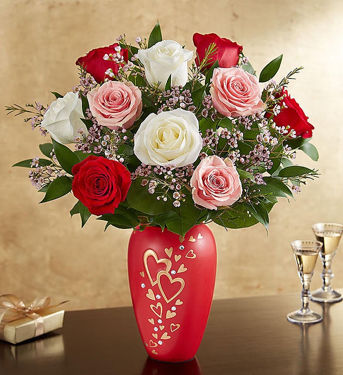 Romantic Medley in Follow Your Heart™ Vase