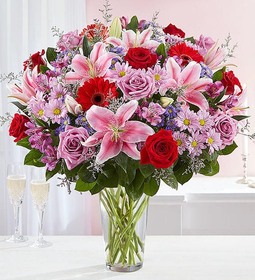 adoring love bouquet 1800flowers