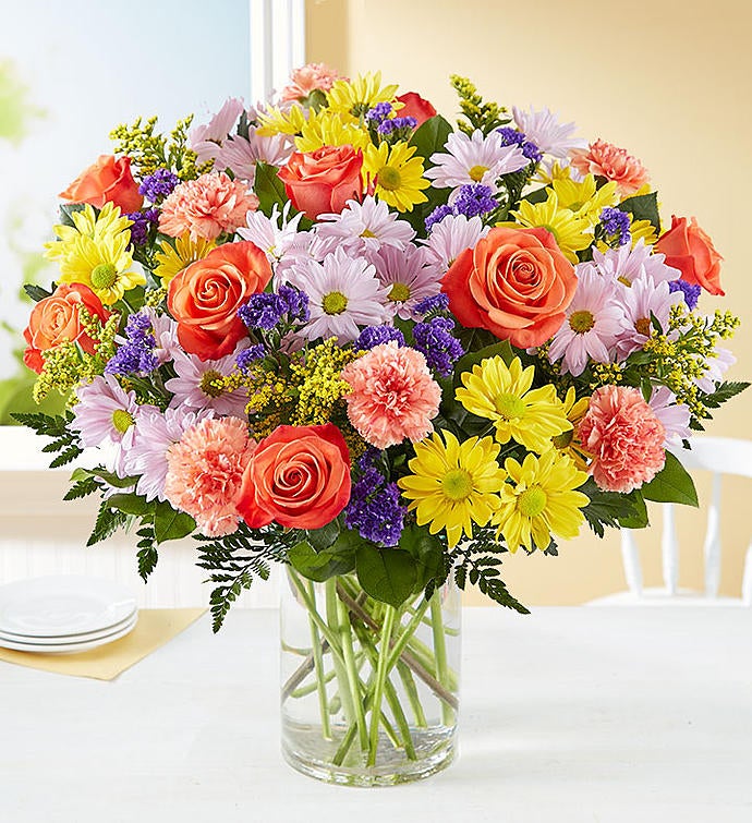 Smiling Blooms Bouquet | 1800Flowers.com - 161764