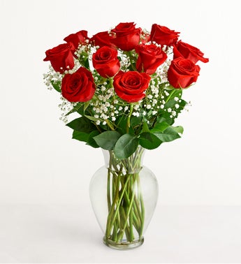 Rose Elegance Premium Long Stem Red Roses