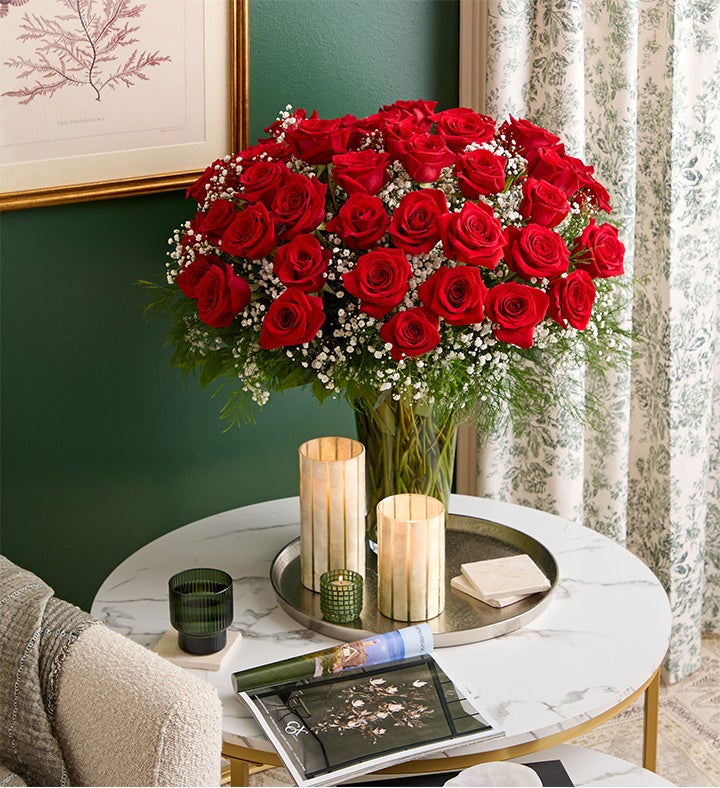 Ultimate Elegance™ Long Stem Red Roses | Long Stem Red Roses