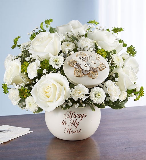 Always in my Heart White | 1800flowers.com