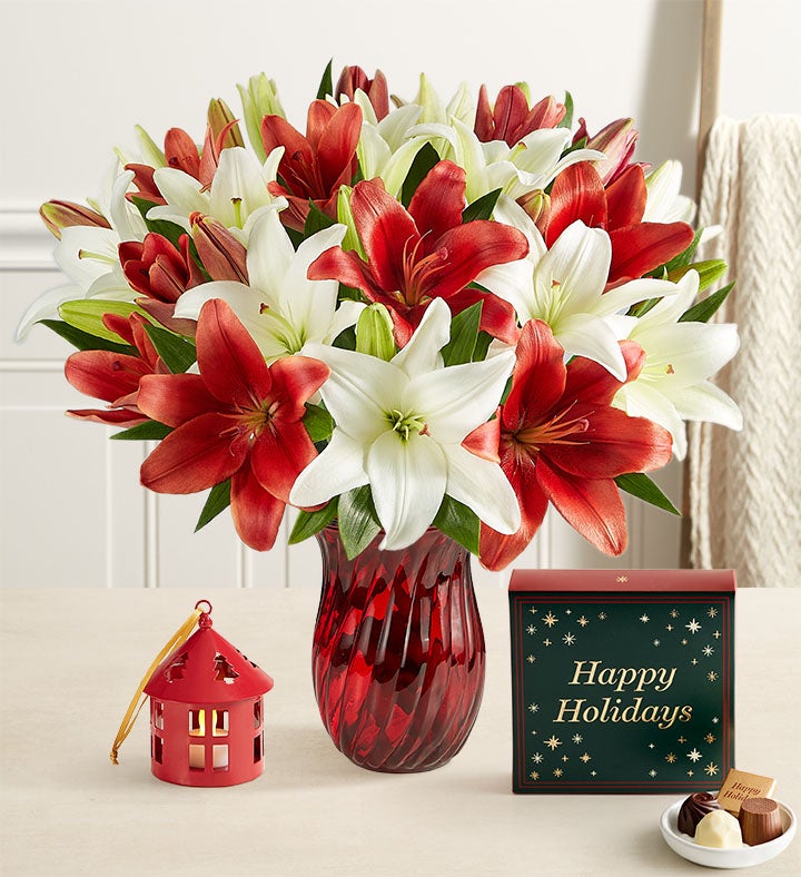 Holiday Lily Bouquet