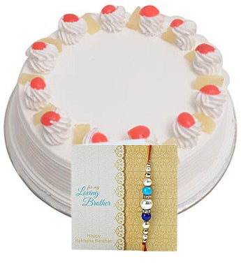 Rakhi  1kg Eggless Pineapple Cake