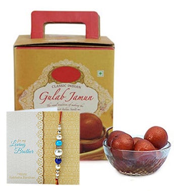 1kg Gulab Jamun N Rakhi