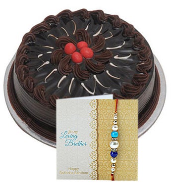 Rakhi  1kg Eggless Truffle Cake