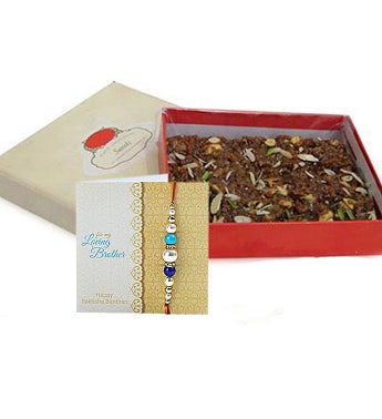 1kg Dhoda Burfi N Rakhi