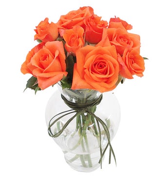 Corner Flower - Orange