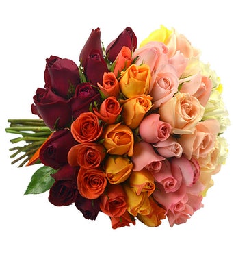 Ombre Bouquet - Red