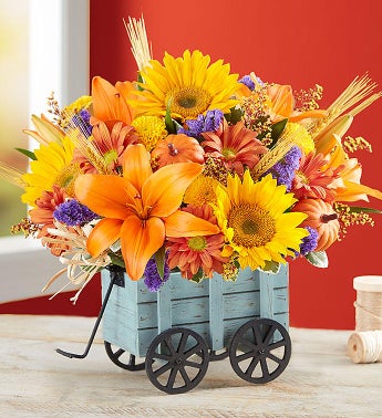 Harvest Hayride Flower Arrangement