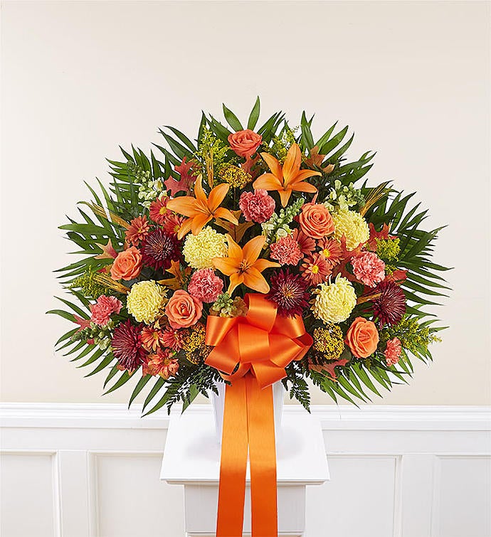 Heartfelt Sympathies™ Standing Basket - Fall