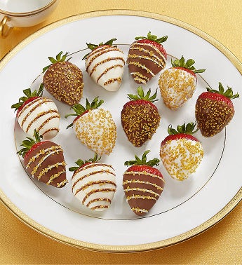Gold Sparkle Strawberries