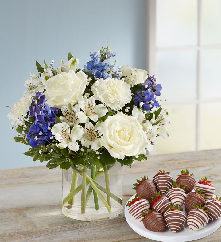 1-800-Flowers Flower Delivery Wonderful Wishes W/ Strawberries Medium